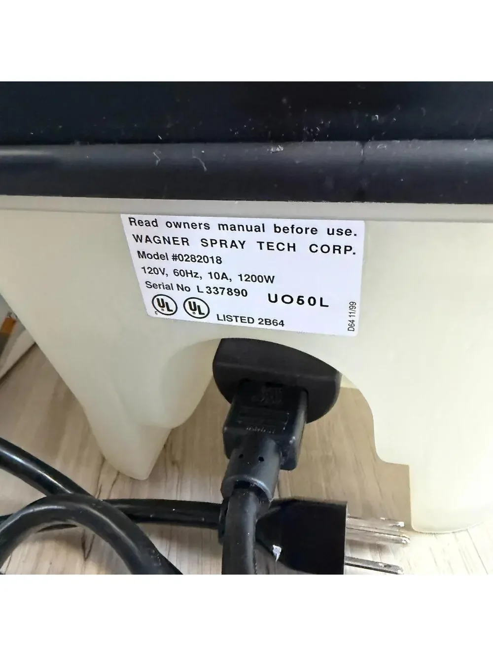 Wagner 705 Power Steamer Wallpaper Remover Steam Cleaner Tested Works